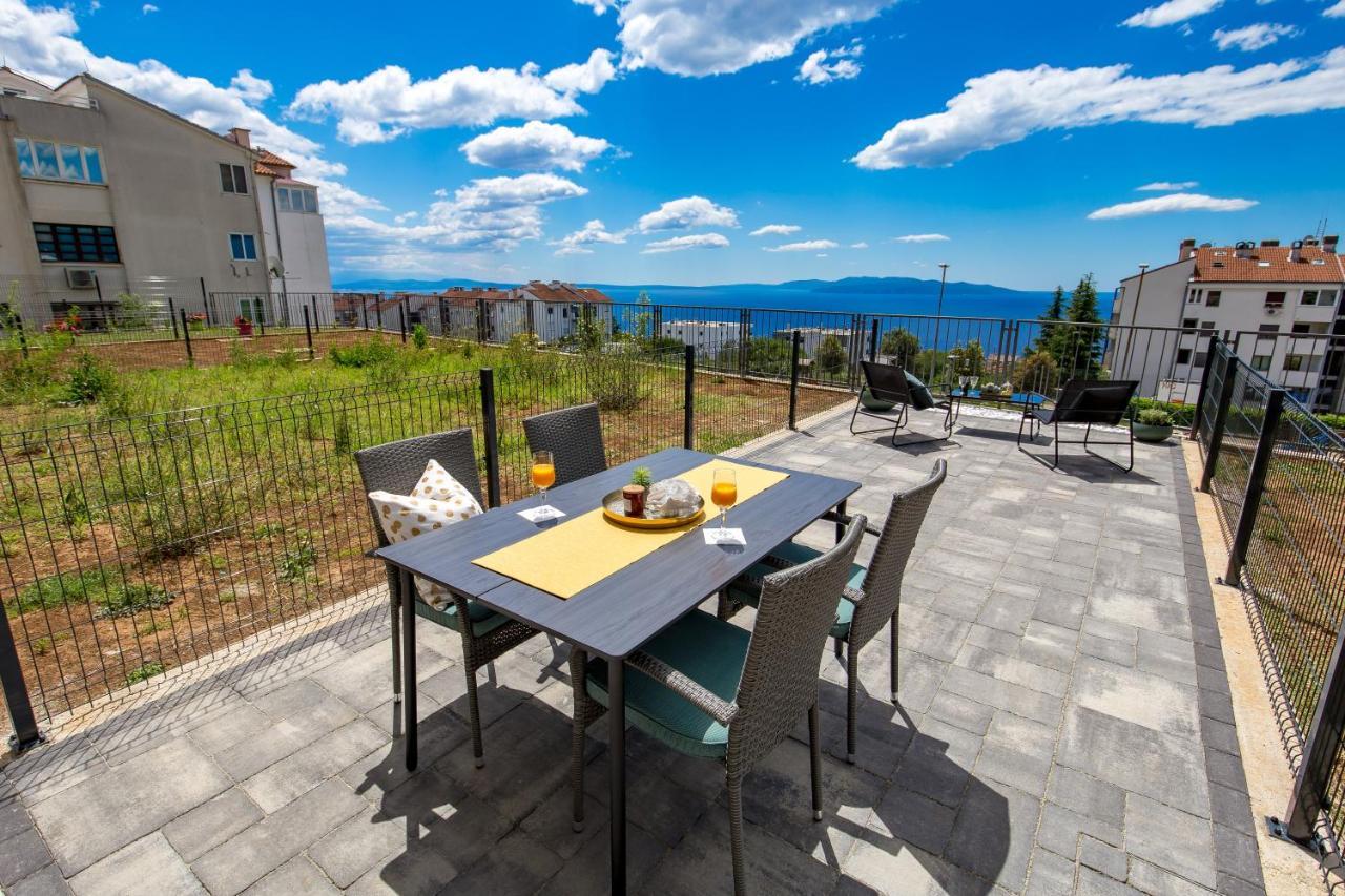 Seaview Apartment „Megan“ With Sunny Terrace Kastav Exterior photo